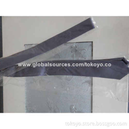 Polyester necktie with solid color, sized 160cm long, for fashion men